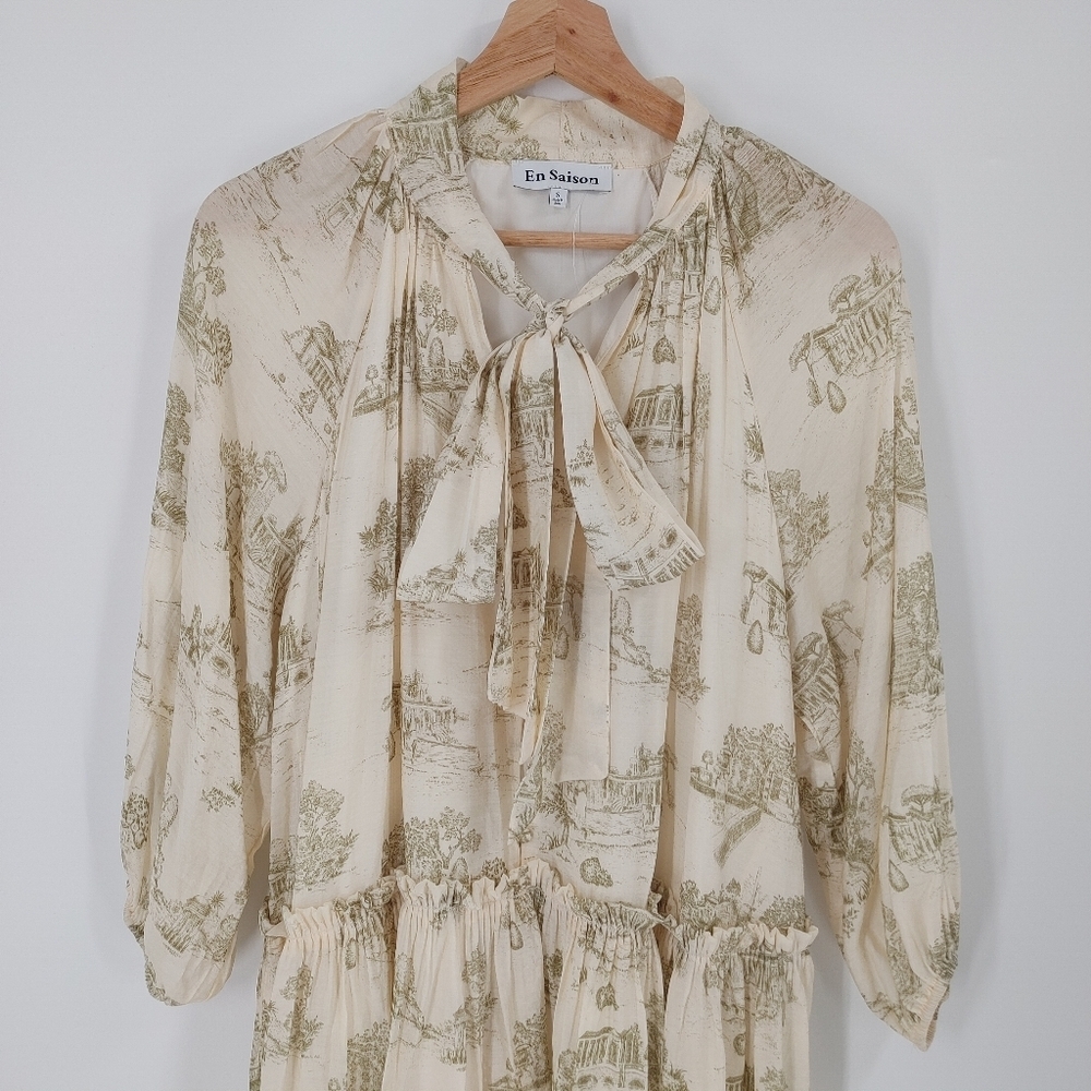 En Saison Leighton Toile Print Dress - Picture 2 of 8